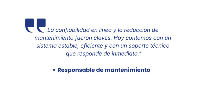 Impacto de la solución de codificación en la operación industrial.